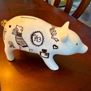 Henri Bendel Limited Edition Piggy Bank Henrietta Pig - Brand New with Tag